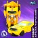 Autobot robot is transformed by one movement