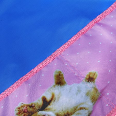Apron for labor + sleevens, 485 x 395/250 x 160 mm, height 116-146 cm, calligrata, "cute cat"-8