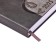 Dated diary 2025, A5, 176 sheets, Hong Kong, solid cover, pancake embossing, with liesse, block 80 g/m2, graphite