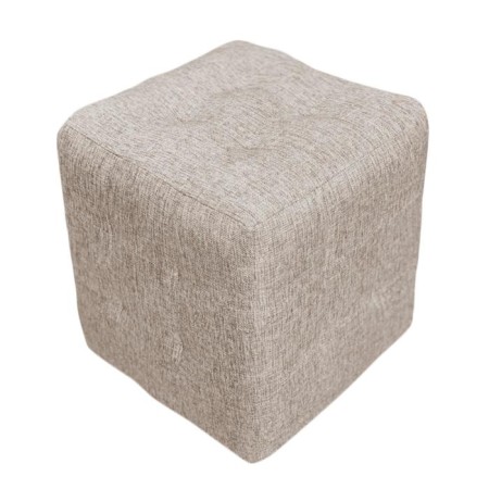 Пуф ткань рогожка Beige-1