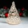 Napkin "Christmas tree with lace", 24.5 × 18 × 0.3 cm