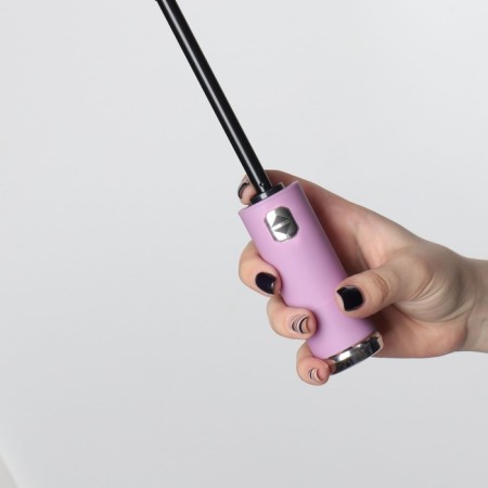 Automatic automatic umbrella, with a lantern, 3 additions, 10 knitting needles, r = 51 cm, pink color-8