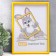 Photo frame plastic L-4 21x30 cm yellow (plastic screen)