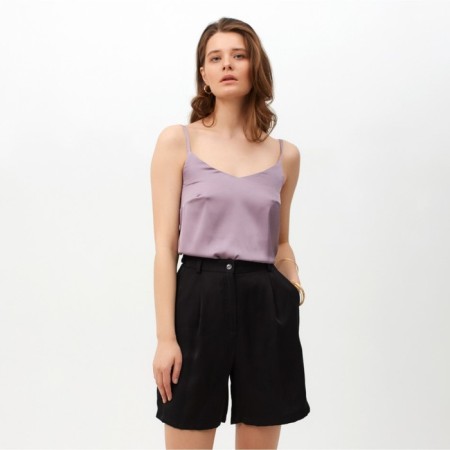 Women's shorts Minaku: Enjoy Black Color, Rr. 44
