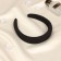 Hair rim "Jeannette" Classic Ornament, 3 cm, black