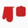 New Year. Kitchen set of 2 perm of the share "Holidays" Take 17*17cm, mittens-castle 26*16cm, 100%p/e