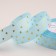 Republic tape with embossing "hearts", 25 mm, 23 ± 1 m, blue color No. 011