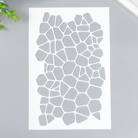 Plastic stencil "Geometry" 24x16 cm