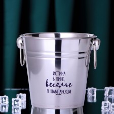 A bucket for ice 