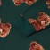 Pajama nursery (fufaika/trousers), green color, height 110