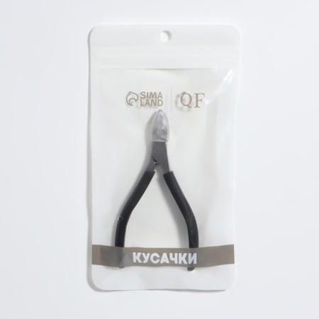 Pigitan nippers, hidden spring, rubberized pen, 11 cm, blade length - 12 mm, silver/black color-6