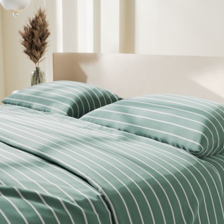 Bedding Ethel 2 joint venture Mint Stripes 175x215 cm, 200x220 cm, 70x70cm-2 pcs, 100% cotton, Poplin