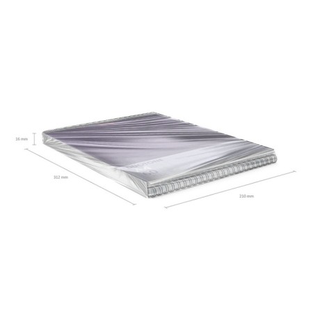A4, 60 sheets, cell, Erichkrause "Duotone Next", a cardboard cover, a hard substance, an offset block, a whiteness 100%, mix-7