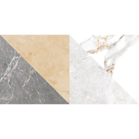 Tiles Facing Geometry Capella GT White, GT98VG 50x25-1