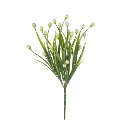 Decorative bouquet "Sleeping rose", height 36 cm, white color