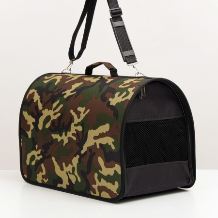 Bag - Animal Carriage "Camouflage", frame, 49 x 30 x 35 cm, mix of shades-2