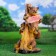 Garden figure "Bears Come friends" 30x27x55cm