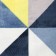 Pyramid plaid 200x220cm, yellow-blue, microfiber 190g/m, PE 100%
