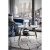 Brooklyn coffee table, 780x770x500, gray concrete/oak sonom