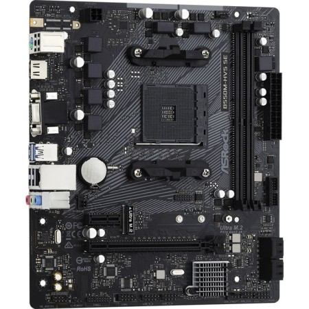 ASROCK B550M-HVS SEC-am4 AMD Pro565 2XDDR4 MATX AC`97 8ch (7.1) GBLAN R 102934-1