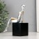 Book holder "Girl in Cuba" silver 12x11.5x18 cm