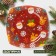 Glass plate "New Year's fun", D = 25 cm