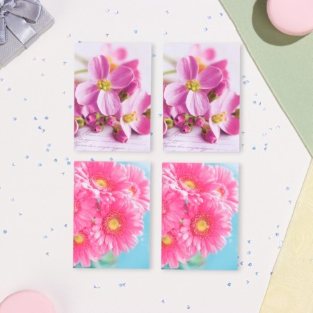 Set of mini -postcard "wishes - 3" chamomile, 40 pieces, 5 x 7 cm-10