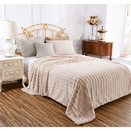 Anabel cover, size 160x220 cm, beige color