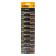 Denzel 11680 bit set, round profile, tear -off packaging, PZ2 x 50 mm, steel S2, 10 pcs.