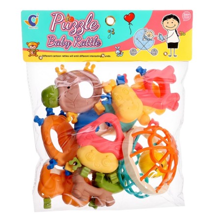 A set of rattles with teeth teeth, 9 items-15
