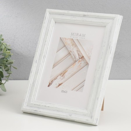 Photo frame Plastic "Mira" 15x21 cm, 653162-6 (plastic screen)-1