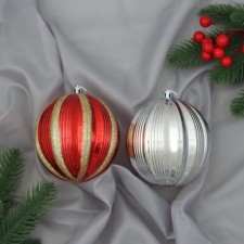 Set of balls plastic D-10 cm, 2 pcs 