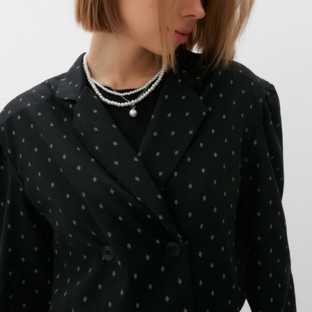 Women's jacket Minaku: Green Trend Black Color, Rr. 42-2