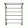 Water towel Terminus "Regiment" P6, 500x600 mm, lower connection, chrome