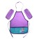 Apron for labor + sleevens, 485 x 395/250 x 160 mm, height 116-146 cm, calligrata "cute dog", lilac