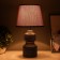 Patricia table lamp E14 40W Black-gold 20x20x35 cm
