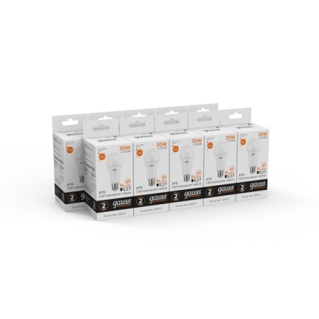 LED LED ELEMENTARY 30W A67 3000K TEPP. Bel. E27 2320lm Gauss 73219-2