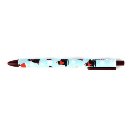 Automatic matte ballpoint pen in the envelope "Happy New Year!", 0.7 mm-1