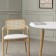 Barney chair, 555 × 570 × 800 mm, color natural wood