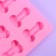 Form for ice and chocolate “Everything is incredible”, silicone, 18.5 x 14.2 x 1.6 cm, pink color 18+