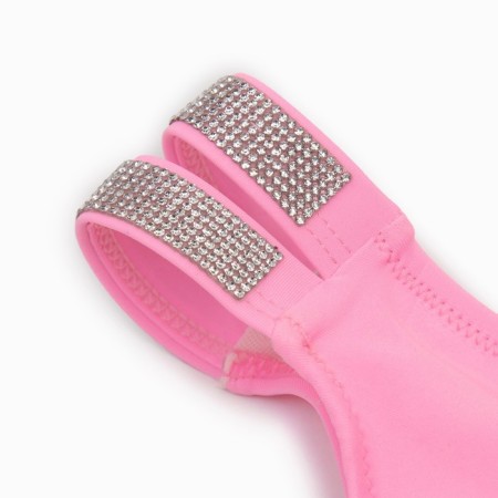 Separate Minaku swimsuit with rhinestones pink color, size 42-9