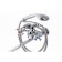 Fauzt FZS-421-54 bath mixer, two-wound, long spout, shower, chrome