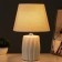 Liana table lamp E27 40W white 23x23x34 cm Risalux