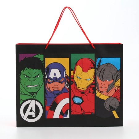 Package Gift Craft "Happy Birthday" 40x31x11.5 cm, Avengers-2