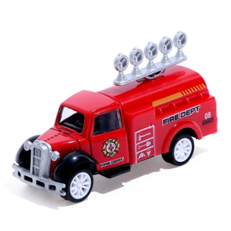 Metal truck "Fire Service", inertia, mix-4