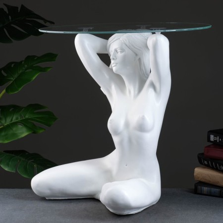 Claus - luminous table "Sitting girl" 50x39x52cm-4