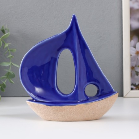 Souvenir Ceramics "Little Saussa" Sand-blue 15.6x5.6x16.7 cm
