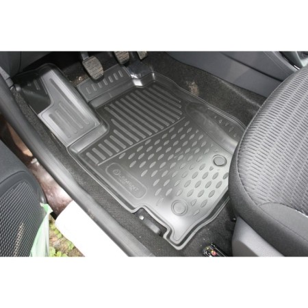 3D mats in the Renault Kaptur salon, 04/2016-2020, polyurethane, set 4 pcs-5
