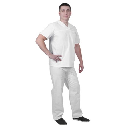 The costume is universal, p. 52-54, height 170-176 cm, white color-1