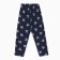Female homemade set (T -shirt/pants), white/blue color, size 62